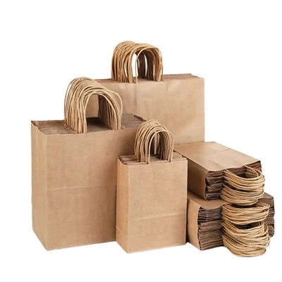 Brown Twist Handle Paper Bag